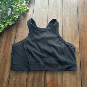 Lululemon Ribbed Nulu High Neck Yoga Bra Light Support B/C Cup EUC